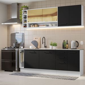 01-GRAG22000173-ambientado-armario-cozinha-completa-220cm-branco-preto-agata-da-themis-madesa
