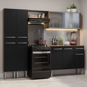 01-GREM2290057K-ambientado-armario-cozinha-completa-229cm-rustic-preto-emilly-madesa-05