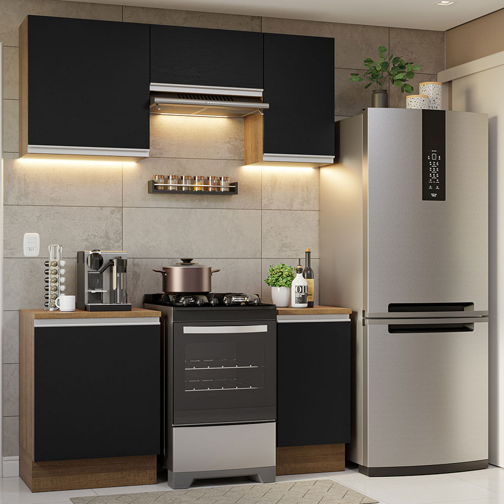 01-GRGL1600077K-ambientado-armario-cozinha-completa-160cm-rustic-preto-glamy-madesa-07
