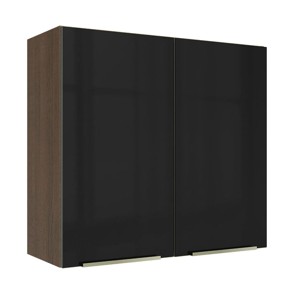 01-G257007KLX-perspectiva-armario-aereo-70-cm-2-portas-rustic-preto-lux-madesa